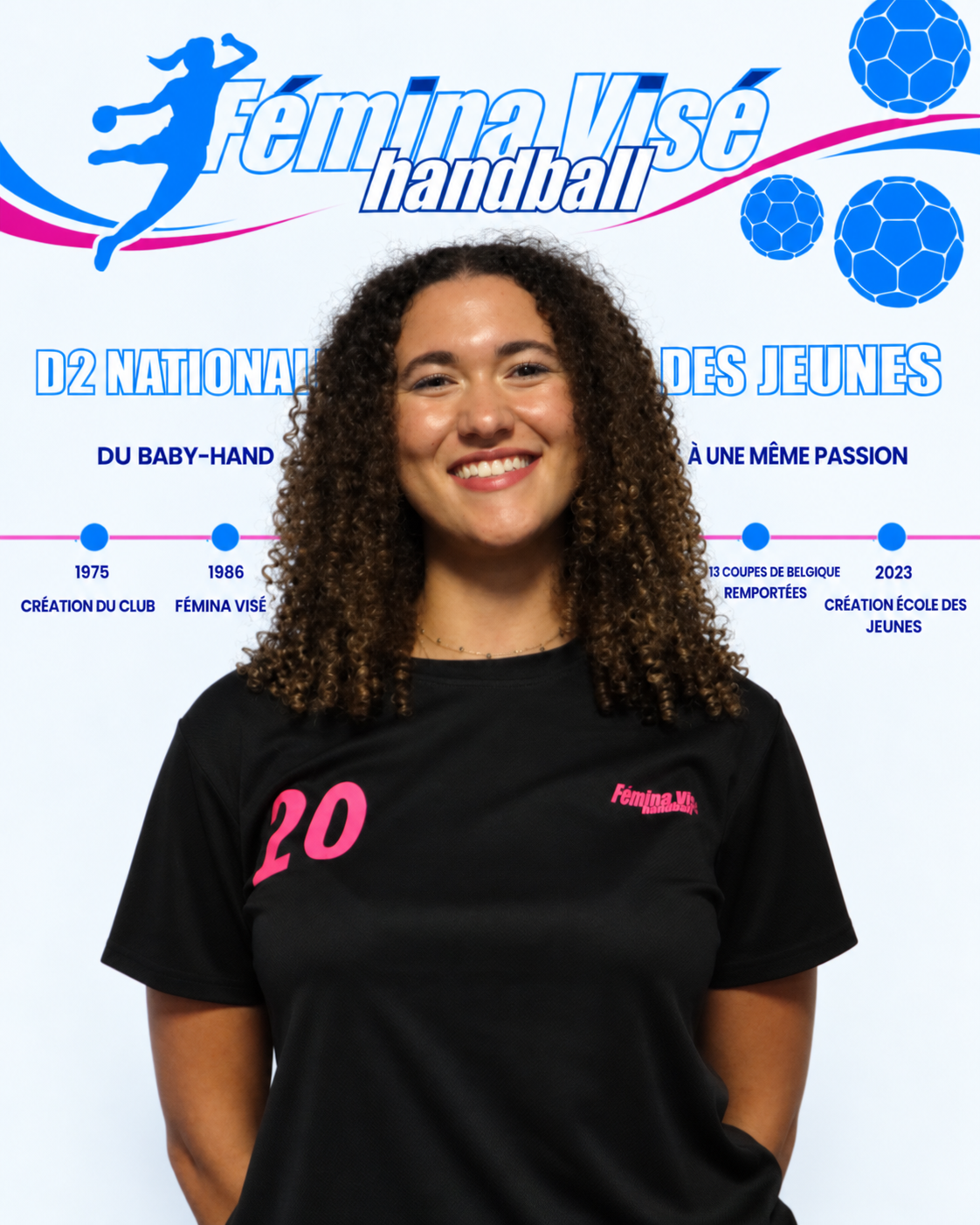 Zoé Dedocq, joueuse du Fémina Visé