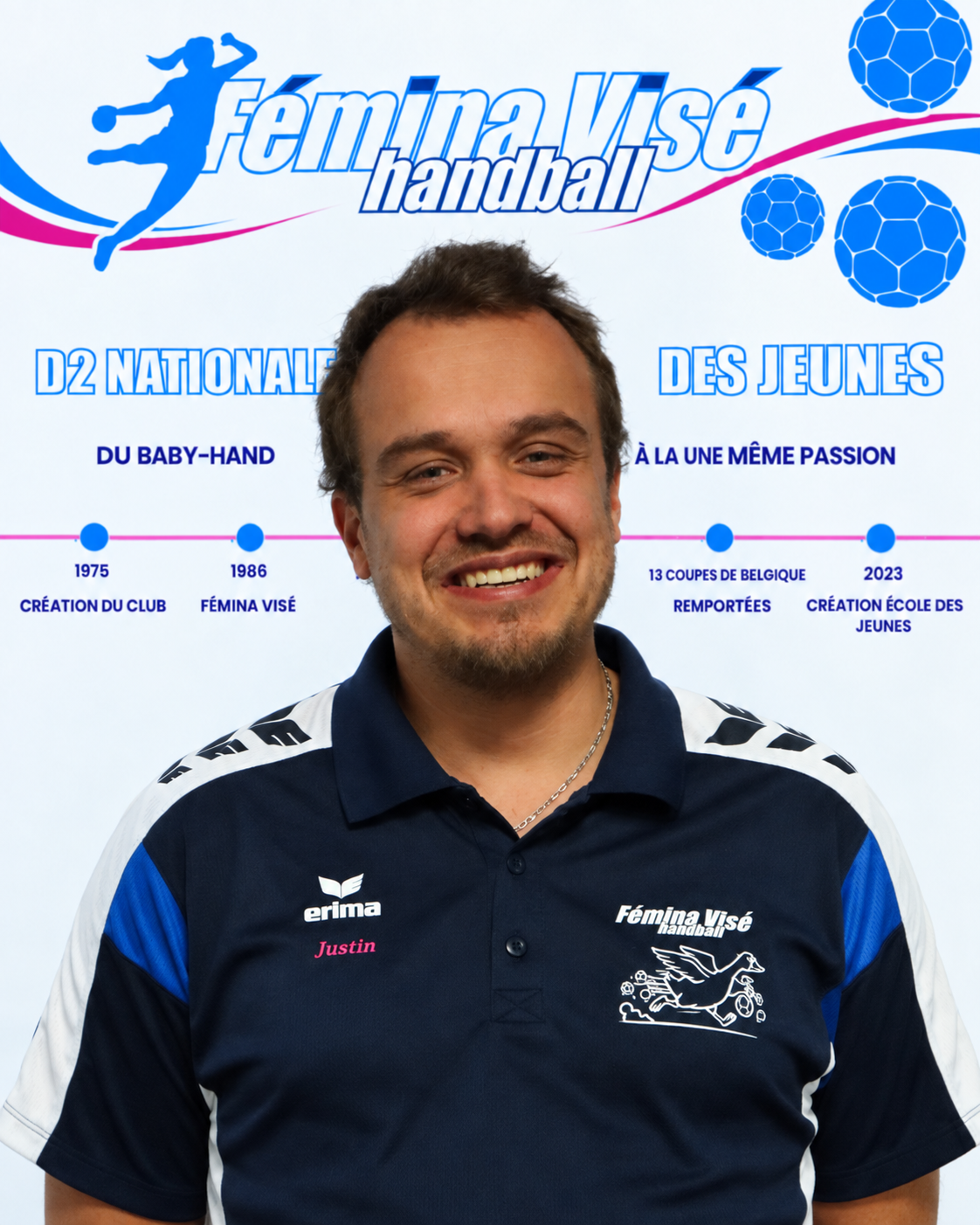 Justin Piedboeuf, trésorier du Fémina Visé